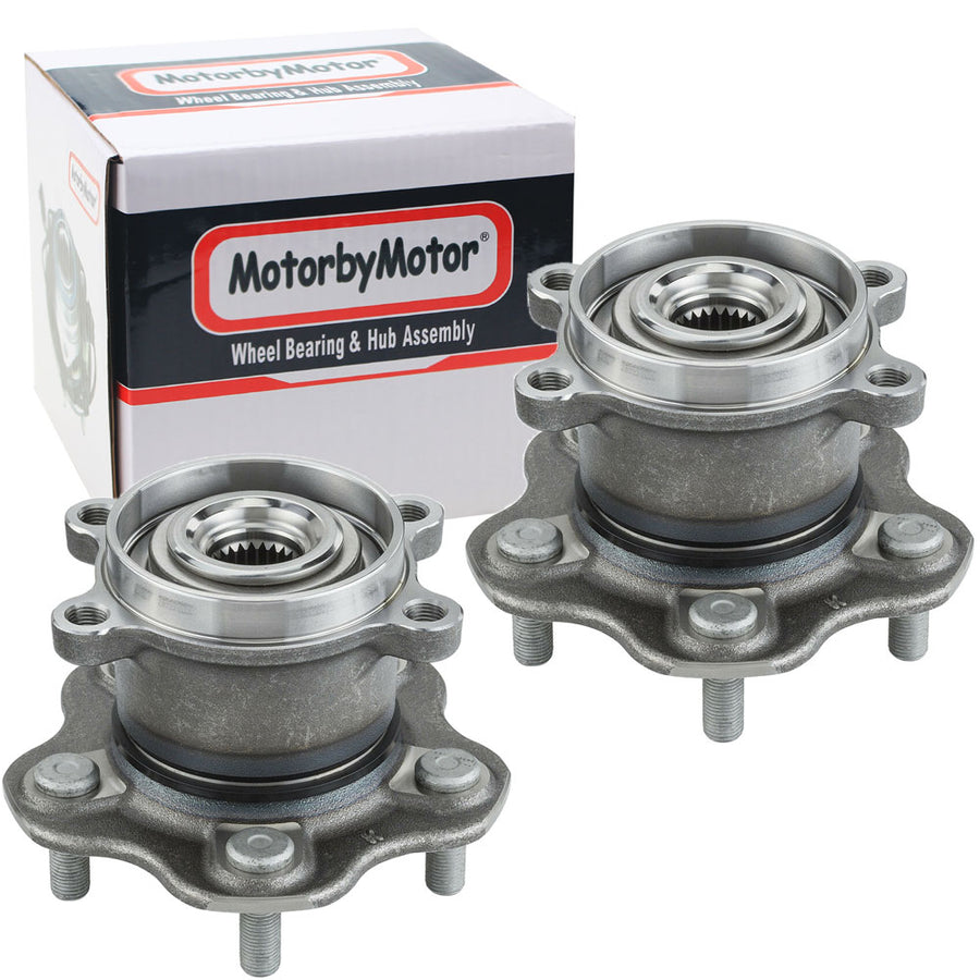 Rear Wheel Bearing Fit Nissan Juke, Rogue, Qashqai, Rogue Select Wheel Hub w/5 Lugs-512535 (2 Pack)