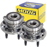 MOOG 513288 Front Rear Wheel Bearing Hub Assembly 2010-2017 Buick Chevy (Set of 2)