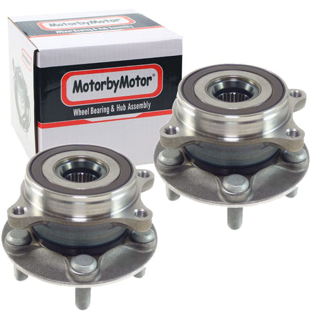 MotorbyMotor Front Wheel Bearing for Lexus CT200H, Toyota Prius, Toyota Prius Plug-In Wheel Hub w/5 Lugs-513287 (2 Pack)
