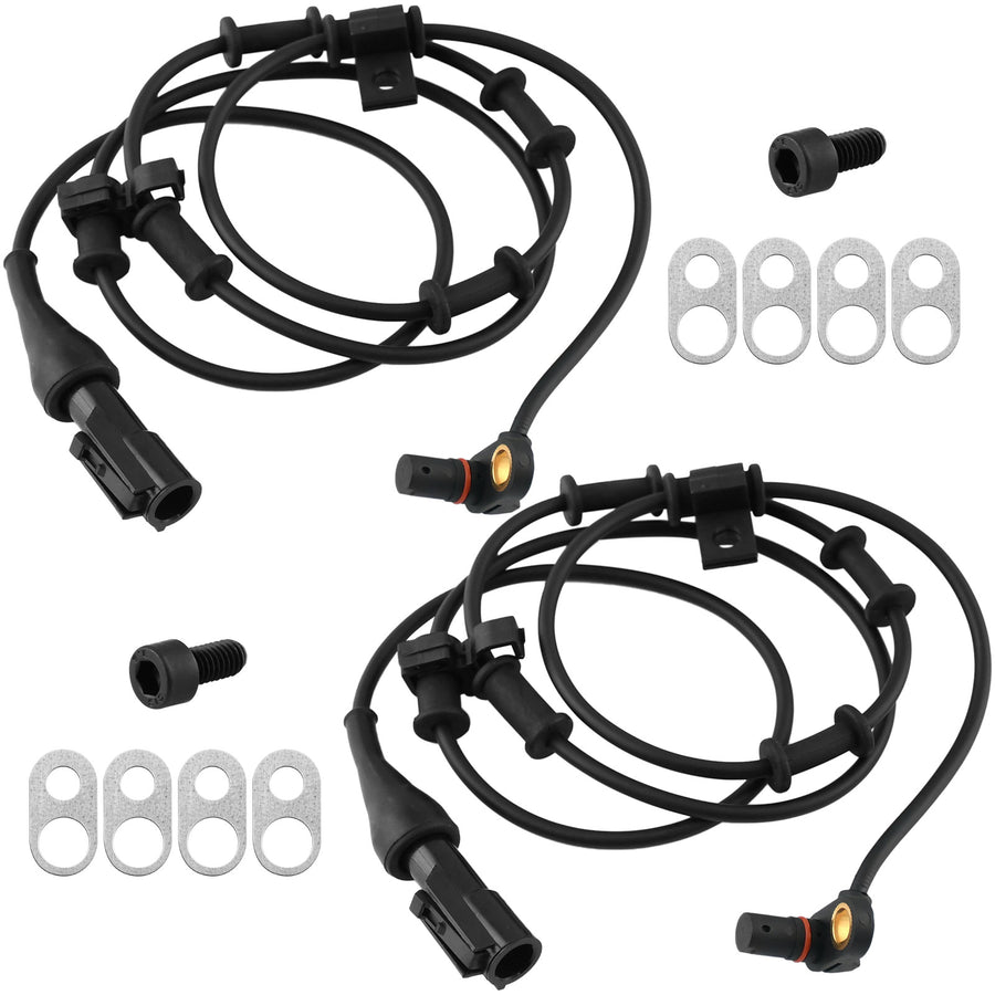 Front Wheel Speed ABS Sensor Fits for Ford Expedition 2000-2006, Lincoln Navigator 2000-2006-Wheel Speed ABS Assembly-2 Pack