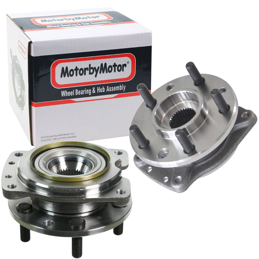 Front Wheel Bearing & Hub Assembly for 90-01 Chevy Lumina, 95-99 Chevy Monte Carlo, 88-97 Oldsmobile Cutlass Supreme, 88-96 Pontiac Grand Prix, 88-96 Buick Regal w/5 Lugs, FWD-513044 - 2 PACK