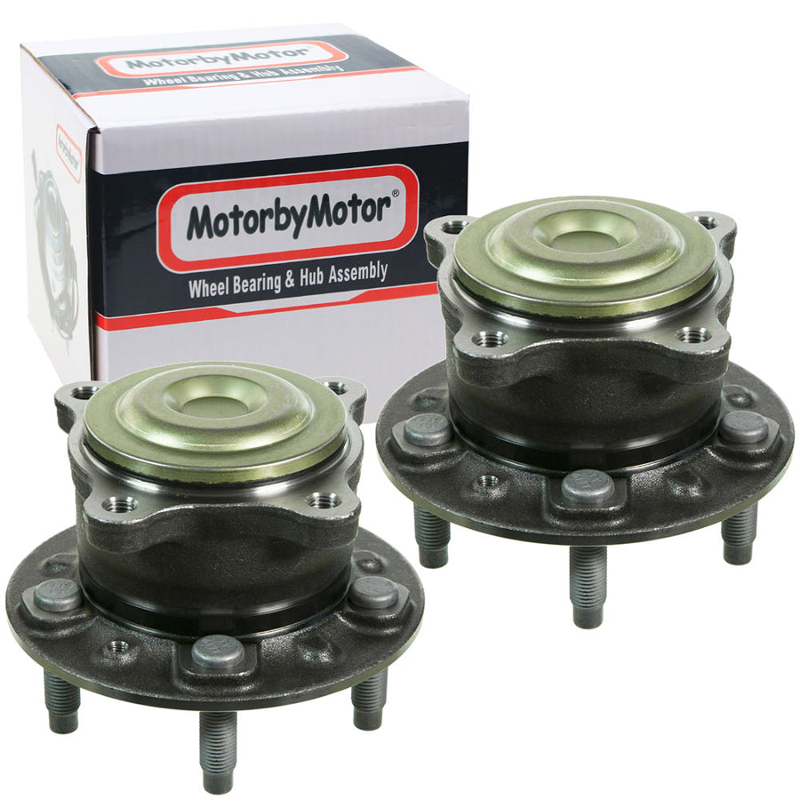 Rear Wheel Bearing Fit 2013-2015 Chevrolet Cruze, 2016 Chevrolet Cruze Limited Wheel Hub 5 Lugs, 512507 (2 Pack)