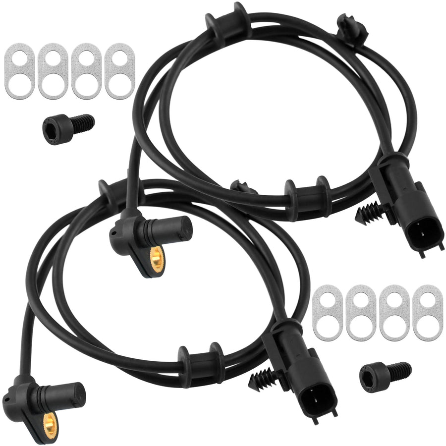 Front Wheel Speed ABS Sensor Fits for Chrysler Aspen 2007-2009, Dodge Durango 2006-2009-Wheel Speed ABS Assembly-2 Pack