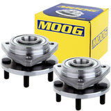 Moog 513138 Front Wheel Bearing Hub Assembly 1996-2000 Plymouth Breeze (set of 2)