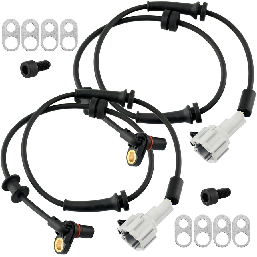 Front Wheel Speed ABS Sensor Fits for Infiniti QX56 2008-2010, Nissan Armada 2008-2012, Nissan Titan 2008-2012-Wheel Speed ABS Assembly-2 Pack