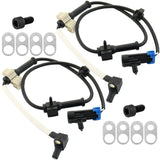 Front Wheel Speed ABS Sensor Fits for Chevrolet Silverado 3500 Classic, GMC Sierra 3500 Classic-Wheel Speed ABS Assembly-2 Pack