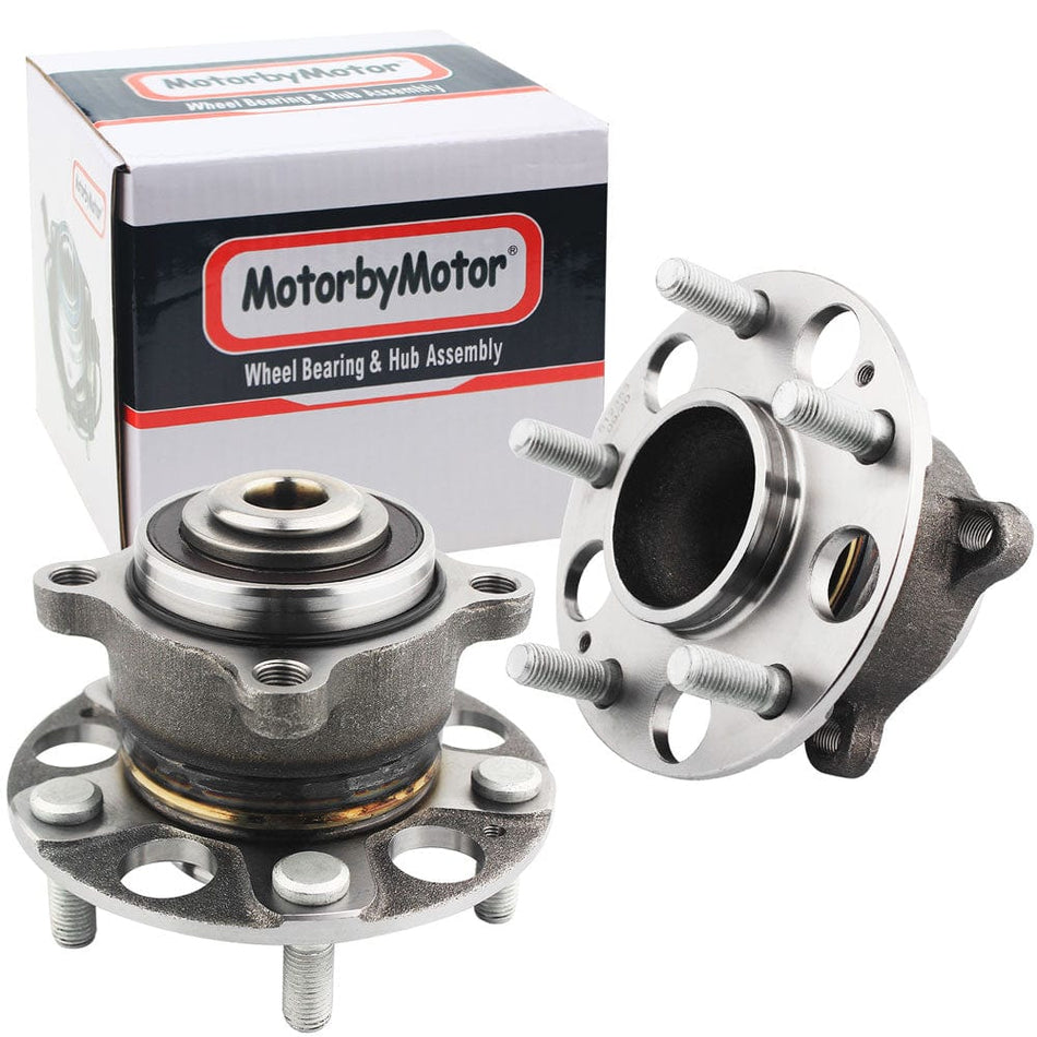 Rear Wheel Bearing Fit Acura TSX 2009-2014, Honda Accord 2008-2012 Wheel Hub w/ABS 5 Lugs, 512353 (2 Pack)
