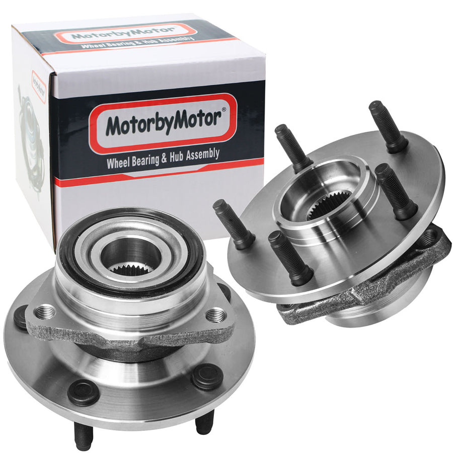 MotorbyMotor 515006 Front Wheel Bearing & Hub Assembly for 1994-1999 Dodge Ram 1500 Pickup