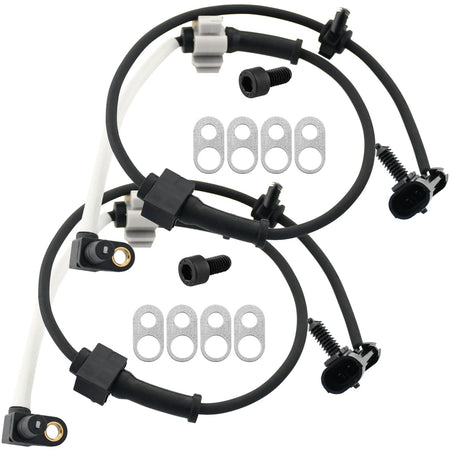 Front Wheel Speed ABS Sensor Fits for Chevrolet K1500 K2500 K3500 Pickup, Chevy K2500 Suburban, GMC K1500 K2500 Pickup K3500, GMC K1500 K2500 Suburban-Wheel Speed ABS Assembly-2 Pack