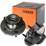 Timken HA599863 Front Wheel Bearing Hub Assembly for 2000 2001 Dodge Ram 1500-No ABS 4WD 2pcs