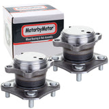 Rear Wheel Bearing Fit 2007-2012 Nissan Sentra Wheel Hub with 4 Lugs, w/ABS, 512384 (2 Pack)