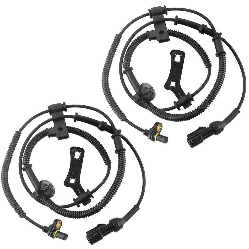 Front Wheel Speed ABS Sensor Fits for Ford Explorer 2006-2010, Ford Explorer Sport Trac 2007-2010, Mercury Mountaineer 2006-2010-Wheel Speed ABS Assembly-2 Pack