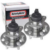 MotorbyMotor 512001 Rear Wheel Bearing & Hub Assembly Fits for Chevy Beretta/Cavalier/Corsica, Oldsmobile Achieva, Buick Skylark, Pontiac Grand AM/Sunbird/Sunfire [5 Lugs, w/ABS] - 2 PACK