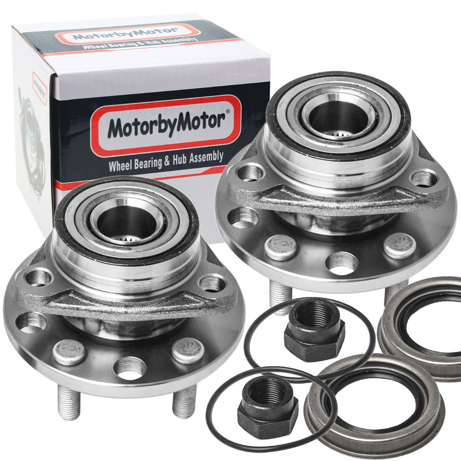 Front Wheel Bearing Hub Assembly Fits for Buick, Chevy, Oldsmobile, Pontiac, Cadillac Wheel Hub w/5 Lugs-513017K - 2 PACK