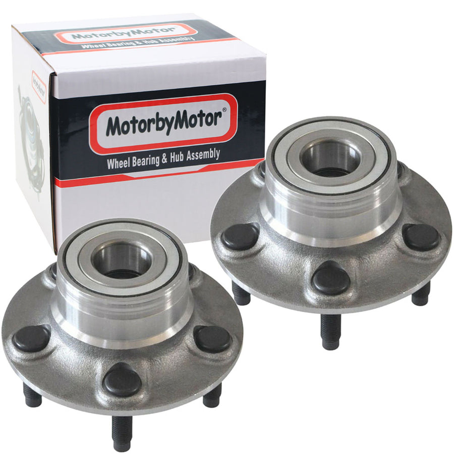 Rear Wheel Bearing & Hub Assembly Fits for Ford Taurus 1990-2000, Mercury Sable 1990-2000 Wheel Hub w/5 Lugs-512106 (2 PACK)