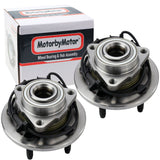 Front Wheel Bearing Fit 2002-2005 Dodge Ram 1500 w/ABS 5 Lugs Wheel Hub, 515073 (2 PACK)