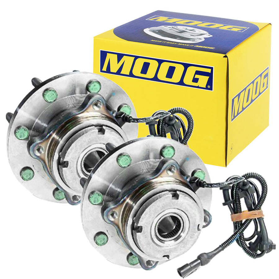 MOOG 515020 Front Wheel Bearing Hub Assembly 1999-2004 w/ABS 4WD （Set of 2)