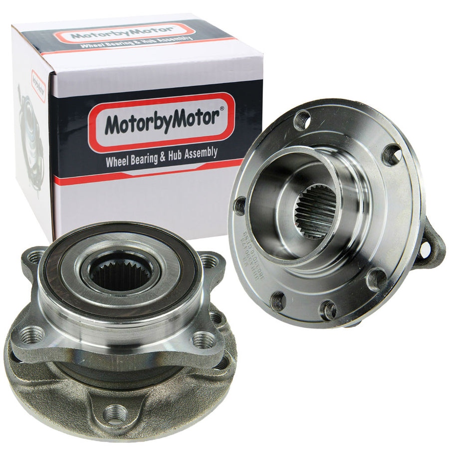 Front Wheel Bearing Fit 2015-2017 Chrysler 200, 2013-2016 Dodge Dart Wheel Hub, 5 Lugs, 513348 (2 Pack)