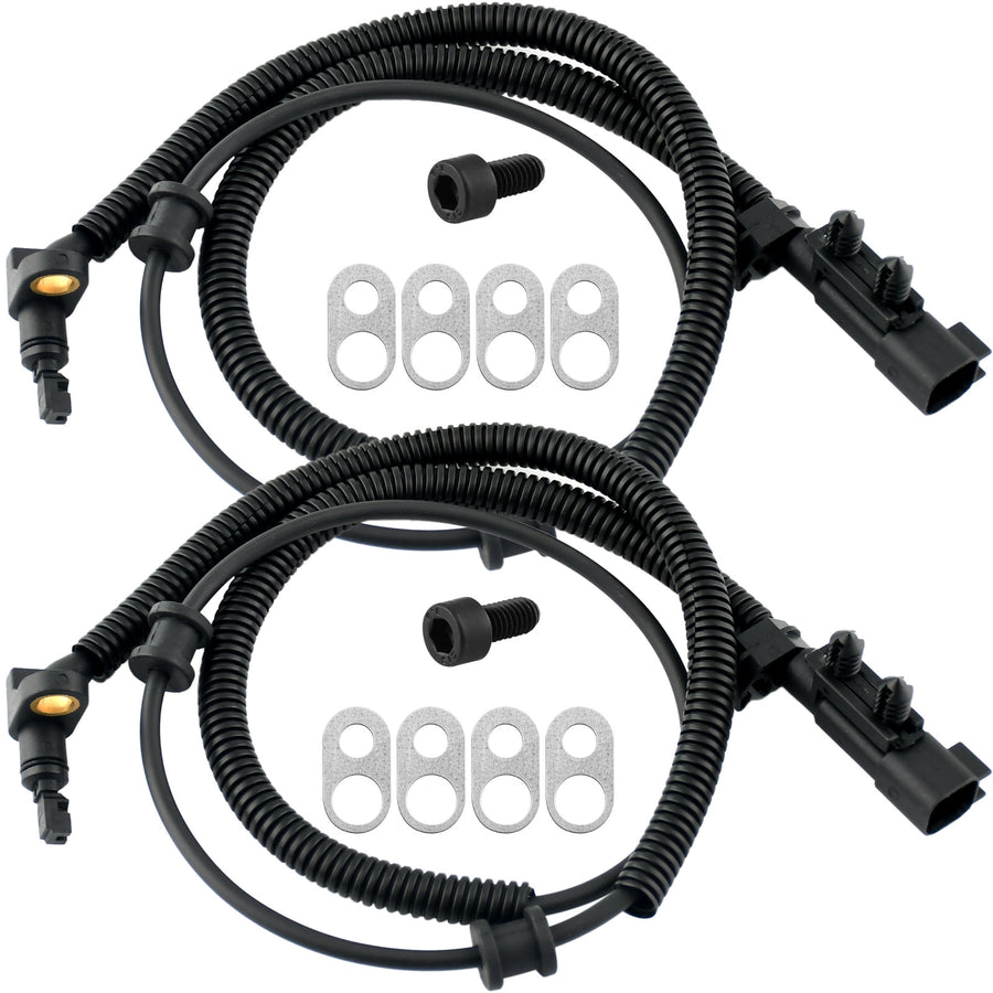 Front Wheel Speed ABS Sensor Fits for Dodge Nitro 2007-2011, Jeep Liberty 2008-2012-Wheel Speed ABS Assembly-2 Pack