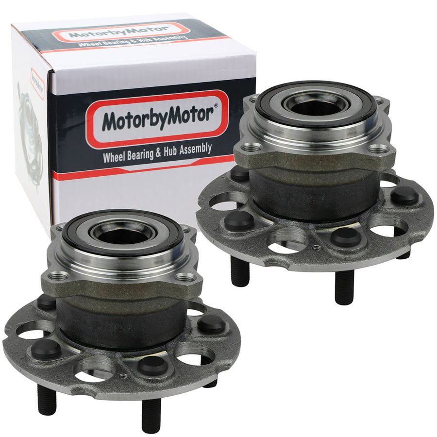 Rear Wheel Bearing Fit 2007-2011 Honda CR-V, 2007-2018 Acura RDX Wheel Hub w/ABS, 5 Lugs, 512345 (2 Pack)