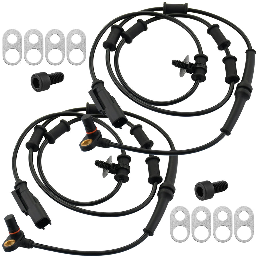 2 Pack Front Wheel Speed ABS Sensor Fits for Dodge Ram 1500 2500 3500 Pickup 2006 2007 2008-Wheel Speed ABS Assembly