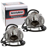 MotorbyMotor (2WD) Front Wheel Bearing for Ford Crown Victoria/Lincoln Town Car/Mercury Grand Marquis, Mercury Marauder [w/ABS, 2WD RWD]-2Pack