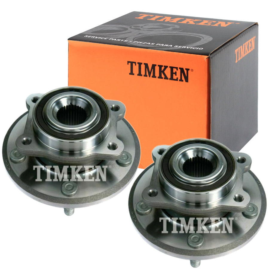 TIMKEN HA590344 Front Wheel Bearing and Hub Assembly fits 09 - 18 Dodge Journey (2 PACK)