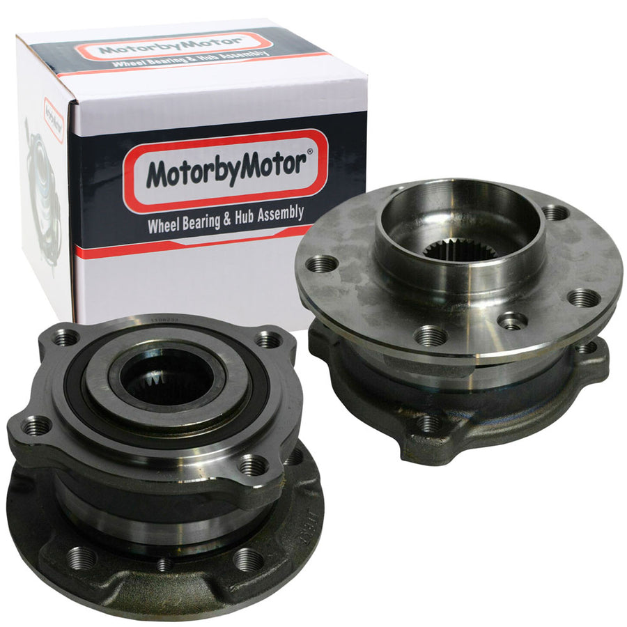 Front Wheel Bearing Fit 2008-2016 BMW X6, 2007-2016 BMW X5 Wheel Hub AWD, 513305 (2 Pack)