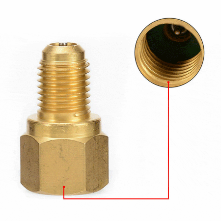Car AC Fitting Conversion Adapters R12 To R134a R134a to R12 Copper Vacuum Pump