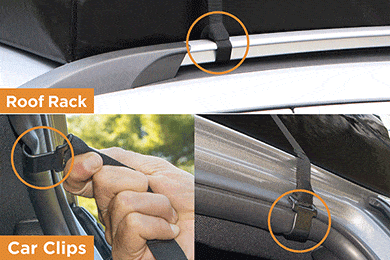 Rightline Gear Range Car Top Carriers - 10, 15, 18 Cu Ft Car Roof Storage Bags