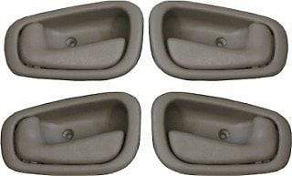Set of 8 PCS Exterior &Interior Door Handle Black/Gray for 98-02 TOYOTA COROLLA
