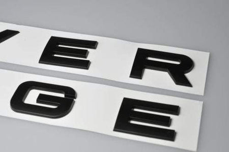 Range Rover Emblem Hood Letter Matte Black