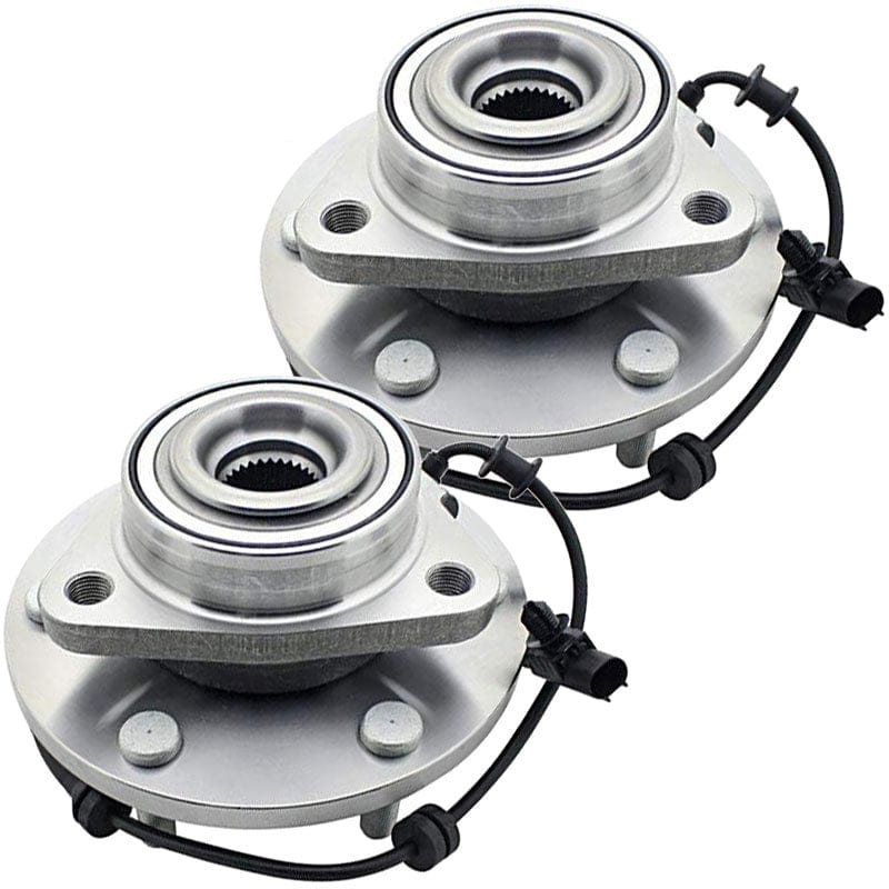 AWD Front Wheel Hub & Bearing Assembly Pair For 2012 - 2015 Nissan Titan Armada