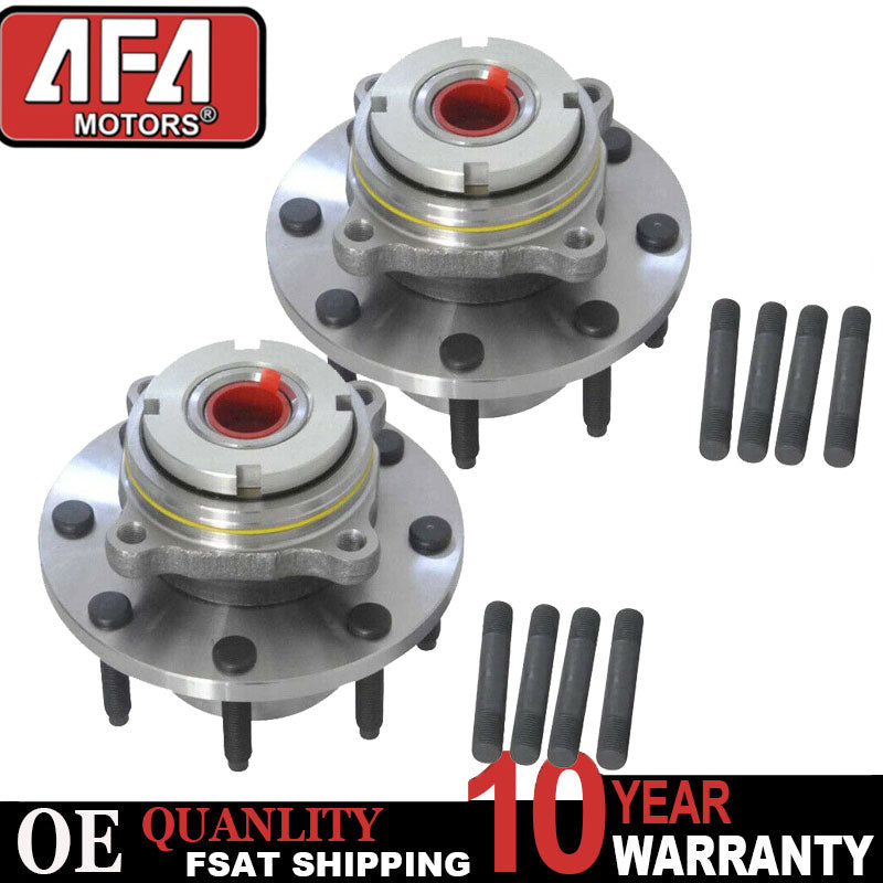 Set of 2 Front Wheel Hub Bearing for 1999 - 2001 Ford F250 F350 Truck 4WD SRW