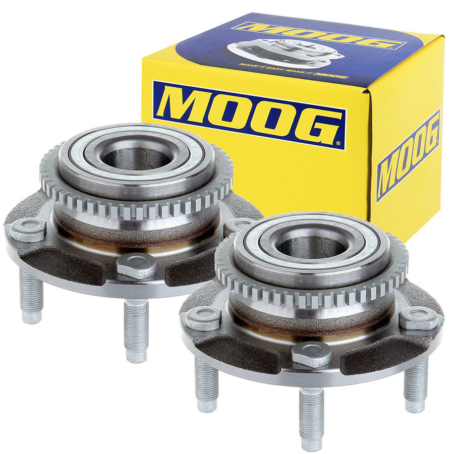 MOOG 513115 Front Wheel Bearing and Hub Assembly 1994-2004 Ford Mustang (2 PACK)