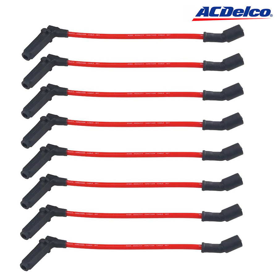 Acdelco Spark Plug Wires W/Heat Shields 9748RR For LS2 LS3 LS4 LS7 Engines 8PCS