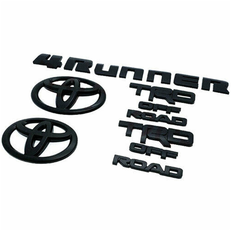 Toyota 4Runner Trd Off Road Emblem kit Blackout Overlay #PT948-89200-02
