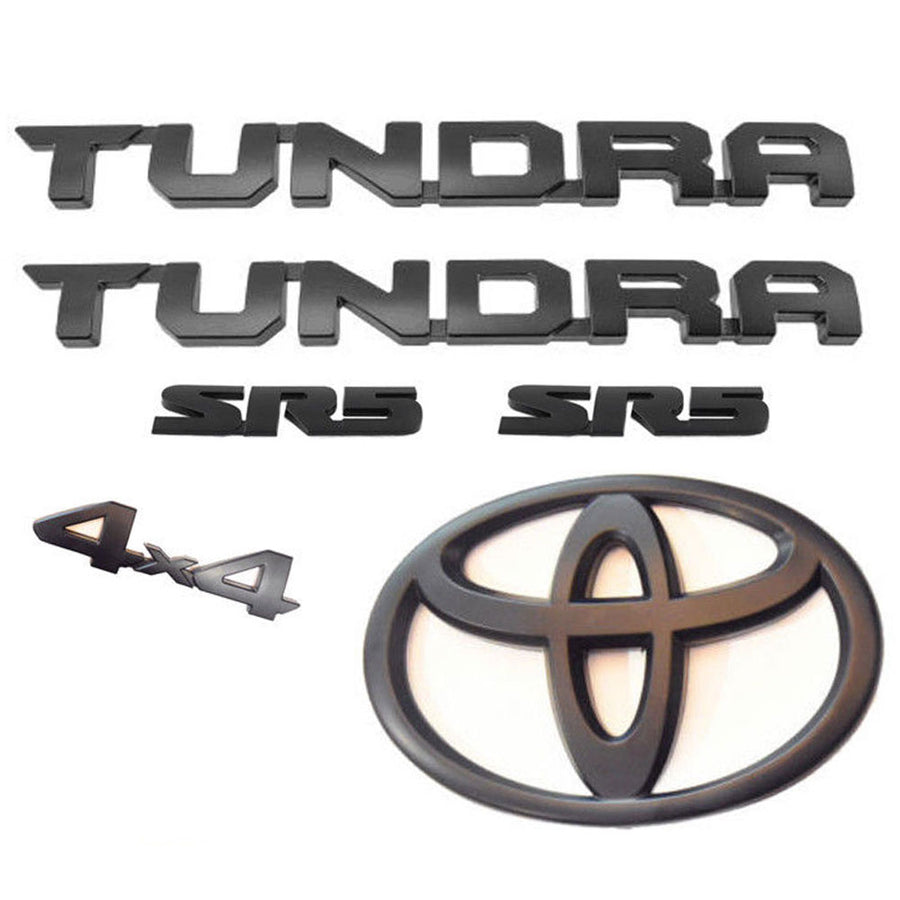 Toyota Tundra Emblem kit - Tundra SR5 4X4 Front Grille Emblem 6pcs