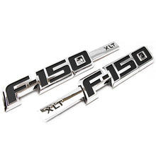 Load image into Gallery viewer, Ford F-150 XLT Fender Emblems Set OEM Chrome