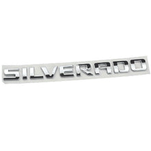 Load image into Gallery viewer, Chevy Silverado Emblem OEM Nameplates Chrome 2pc