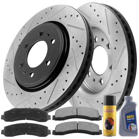 Ford Expedition Front Brake Rotor & Pad 12065119 D1414
