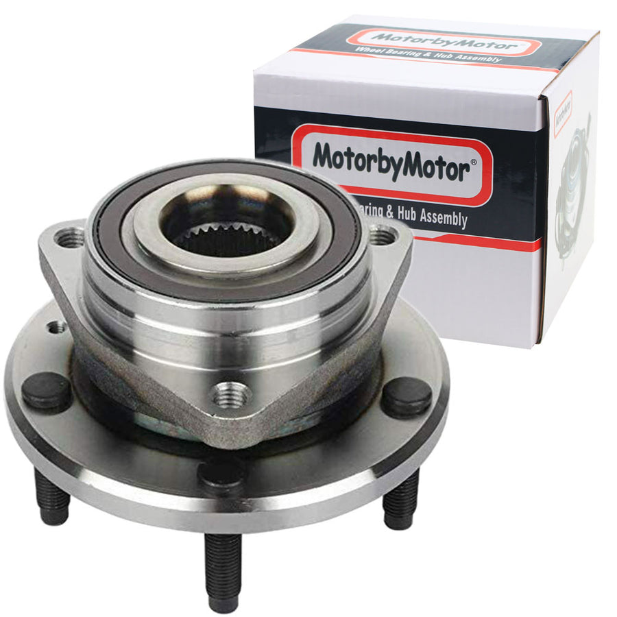 MotorbyMotor 512558 Rear Wheel Bearing Hub Assembly Fits for Chevy Corvette 2014-2019 Wheel Hub w/5 Lugs