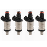 Set of 4 Flow Matched Fuel Injectors For Honda Accord Civic Acura RL TL