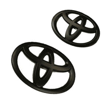Load image into Gallery viewer, Toyota 4Runner Front Rear Car Badge Emblem Matte Black 2PCS