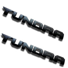 Load image into Gallery viewer, Toyota Tundra TRD Pro Emblems Matte Black 2 Pcs