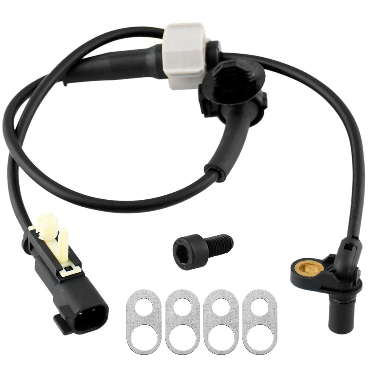 Front Wheel Speed ABS Sensor Fits for Cadillac Escalade XTS, Chevrolet Silverado 1500 Suburban Tahoe, GMC Sierra 1500 Limited Yukon XL-Wheel Speed ABS Assembly 2 Pack