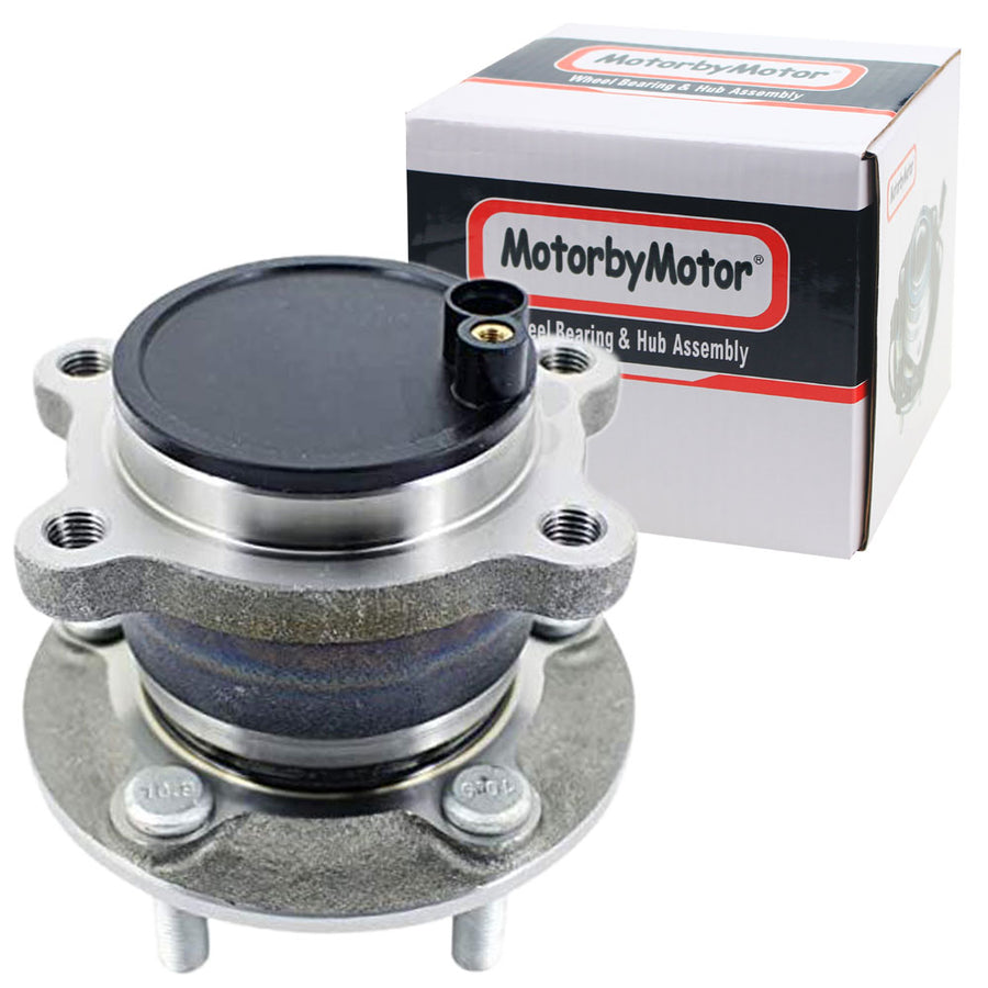 MotorbyMotor 512525 Rear Wheel Bearing & Hub Assembly for Ford Transit Connect 2014 2015 2016 2017 2018 Wheel Hub w/5 Lugs