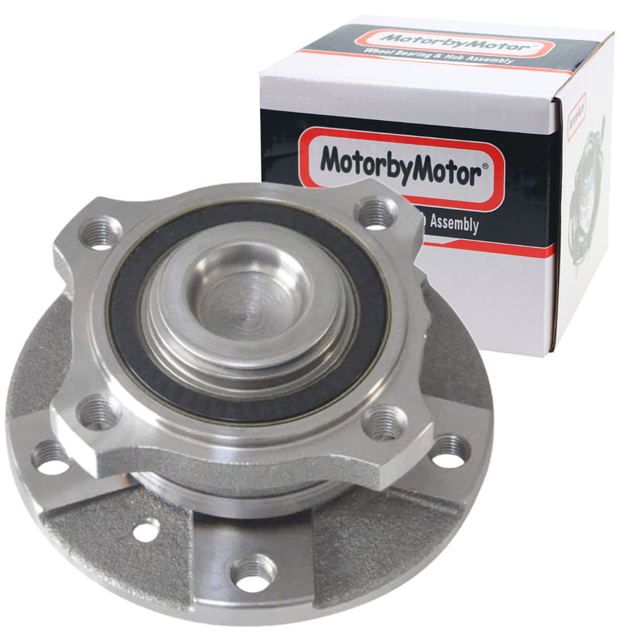 MotorbyMotor 513210 Front Wheel Bearing & Hub Assembly Fits for BMW 525I/528I/530I/535I/545I/550I/645CI/650I Wheel Hub