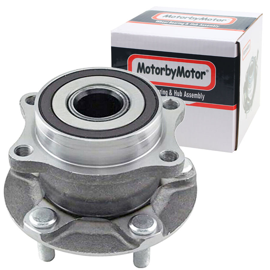 MotorbyMotor Rear Wheeel Bearing for 2008-2014 Subaru Impreza, 2014 Subaru WRX Wheel Hub w/5 Lugs-512402