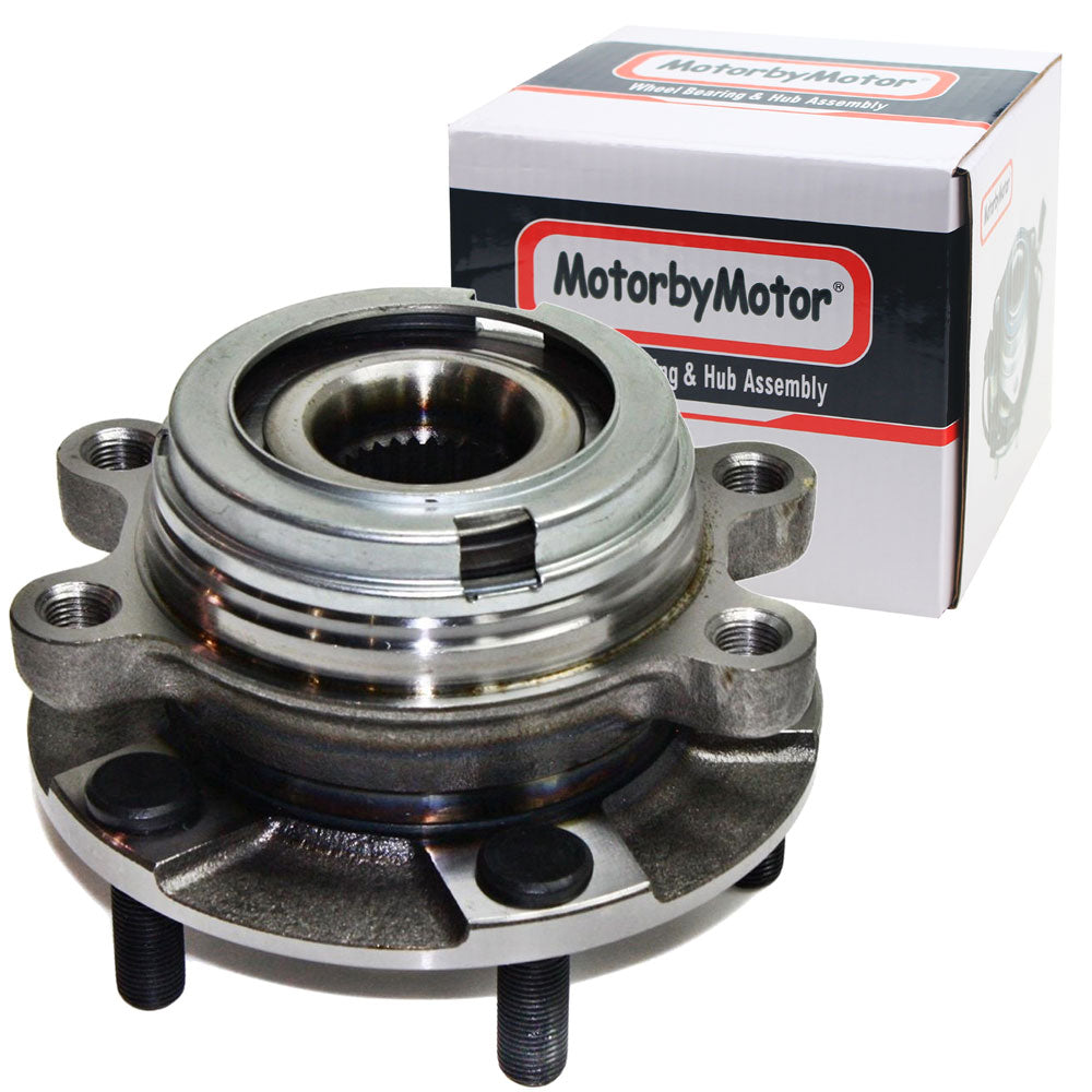 MotorbyMotor Front Wheel Bearing Fit 2007 -2012 Nissan Altima Wheel Hub w/5 Lugs 513294